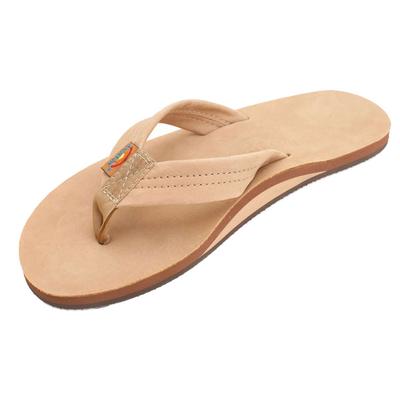 Rainbow Single Layer Women's Leather Sandal