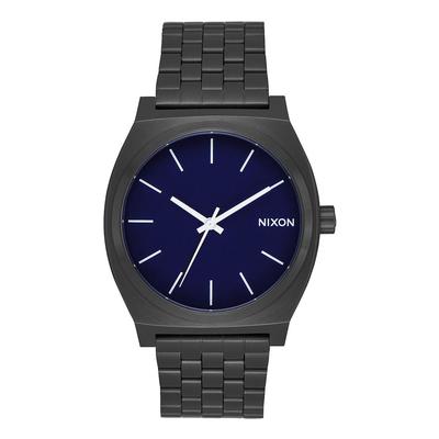 Nixon Time Teller 37mm Watch, All Black/Dark Blue
