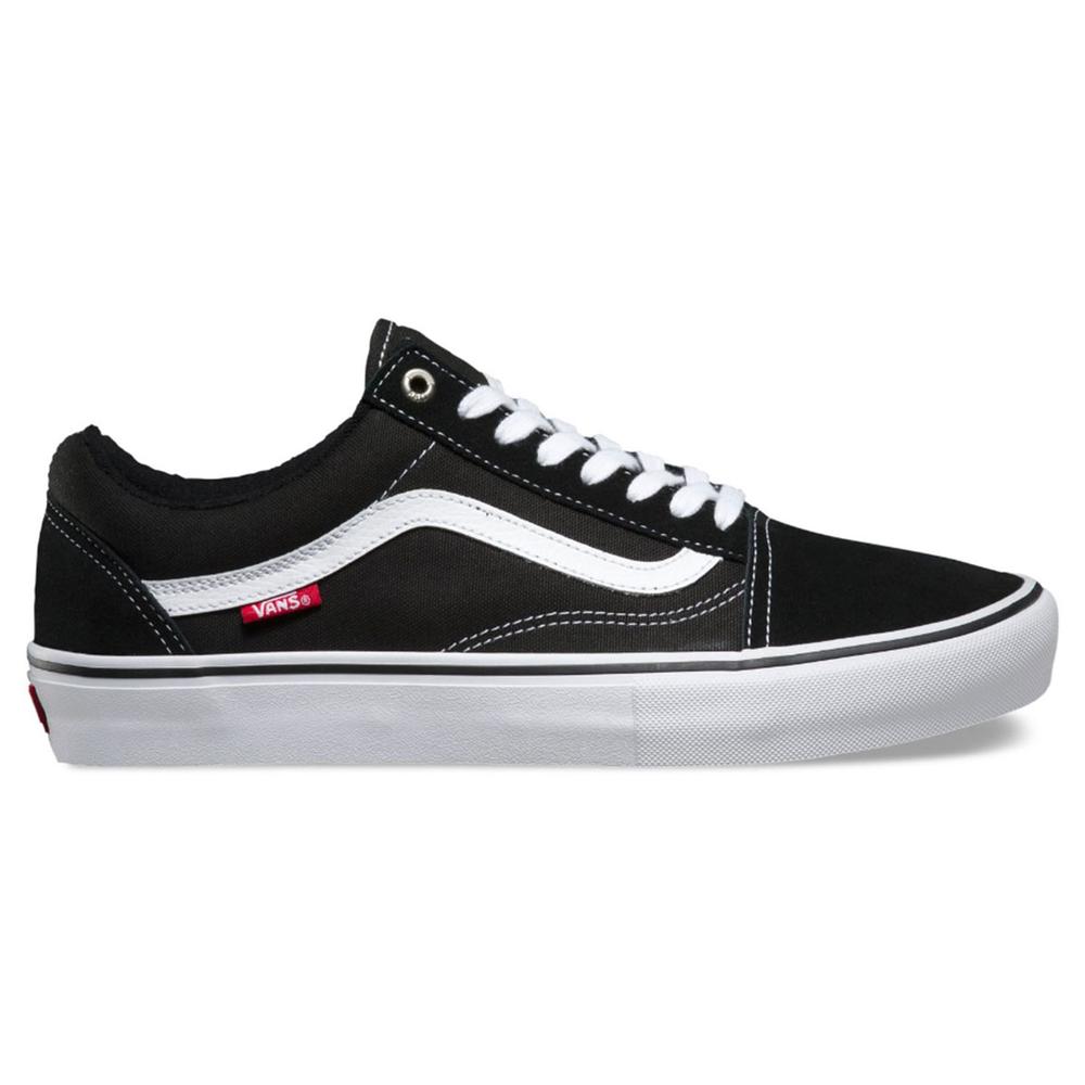 Vans Old Skool Pro Skate Shoe, Black/White