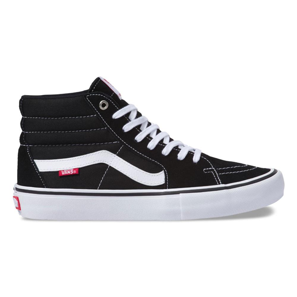 Vans Sk8-Hi Pro Skate Shoe, Black/White