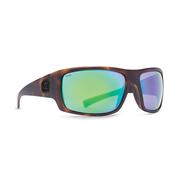 VonZipper Suplex Sunglasses, Tortoise Satin/Wildlife Green Flash Polarized+
