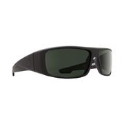 Spy Logan Sunglasses, Soft Matte Black/Happy Gray Green