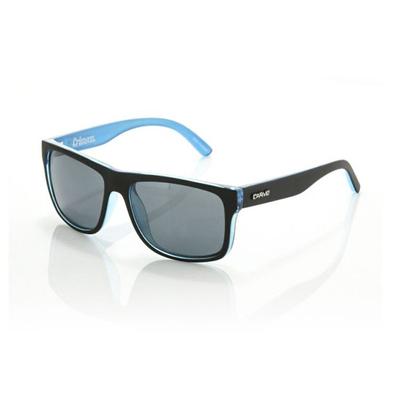 Carve Crimson Sunglasses, Matte Black/Blue Cyan/Polarized