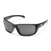 Suncloud Milestone Large Fit Sunglasses, Matte Black/Gray Polarized Poly