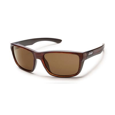 Suncloud Mayor Medium Fit Sunglasses, Burnished Brown/Brown Polarized Poly