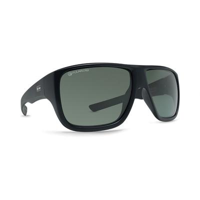 Dot Dash Aperture Sunglasses, Black Satin/Grey Polarized