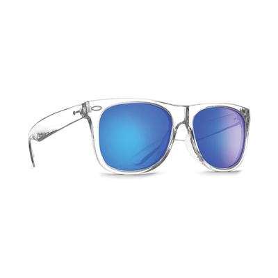Dot Dash Kerfuffle Sunglasses, Crystal/Light Blue Chrome