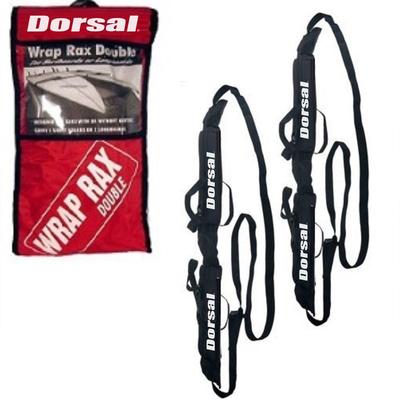 Dorsal Wrap-Rax Deluxe Double Soft Rack Pads and Straps - Surf, Snowboard