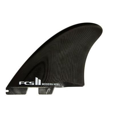 FCS II PG Modern Keel Twin Fins - Black 