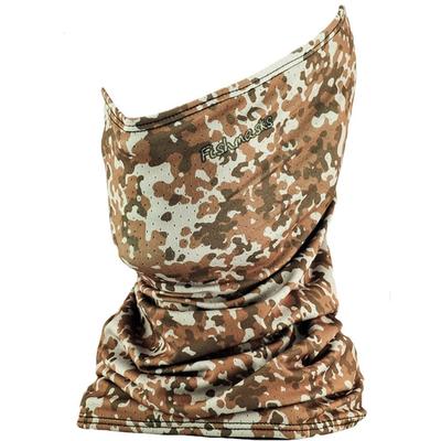 Fishmasks Single Layer Neck Gaiter, Dot Camo Brown