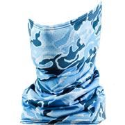 Fishmasks Single Layer Neck Gaiter, Water Camo