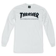 Thrasher Skate Mag Longsleeve T-Shirt WHT