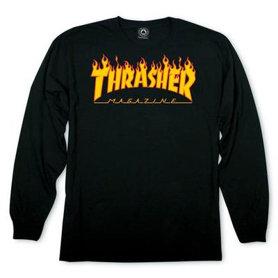 Thrasher Flame Logo Long Sleeve T-Shirt