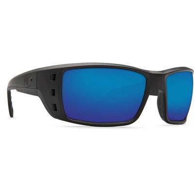 Costa Del Mar Permit Sunglasses, Blackout/Blue Mirror Polarized 580G