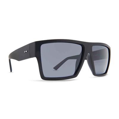 Dot Dash Nillionaire Sunglasses, Black Satin/Grey Polarized