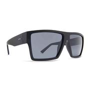 Dot Dash Nillionaire Sunglasses, Black Satin/Grey Polarized