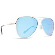 Dot Dash Aerogizmo Sunglasses, Gold Gloss/Blue Chrome