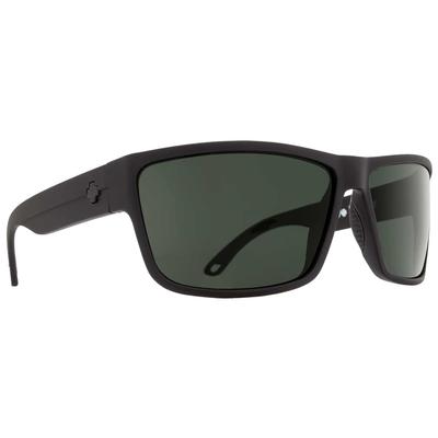 Spy Rocky Sunglasses, Matte Black/HD Plus Gray Green Polar