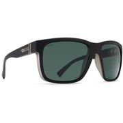 VonZipper Maxis Sunglasses, Black Smoke Satin/Wild Vintage Grey Polarized