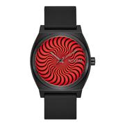 Nixon x Spitfire Time Teller 37mm Watch, Black/Swirl