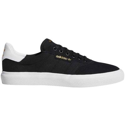 Adidas 3MC Vulc Skate Shoes, Black/White/Black