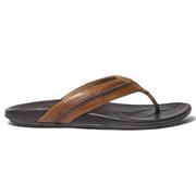 Olukai Mea Ola Men's Leather Beach Sandals TAN/DKJAVA