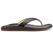 Olukai Paniolo Women's Leather Beach Sandals CHR/CHR