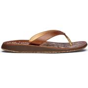 Olukai Paniolo Women's Leather Beach Sandals NAT/NAT