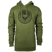 Never Summer Bullet Eagle Pullover Hoodie ARMY