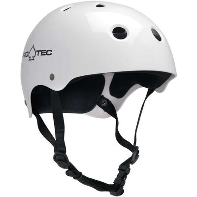 Protec Classic Skate Helmet, Gloss White