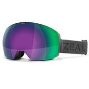 Zeal Portal XL Snowboard Goggles, Greybird/Jade Mirror