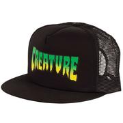 Creature Logo Mesh Trucker Hat BLK