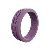 Qalo Women's Laurel Silicone Ring, Lilac