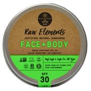Raw Elements SPF 30 Lotion Face and Body Sunscreen Lotion, 3oz. 