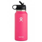Hydro Flask 32 oz. Wide Mouth Insulated Water Bottle w/Straw Lid, Watermelon