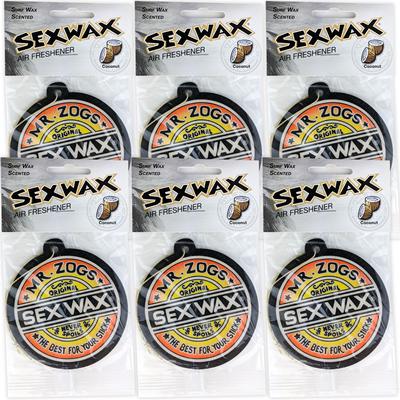 Sexwax Air Freshener 6-Pack, Coconut