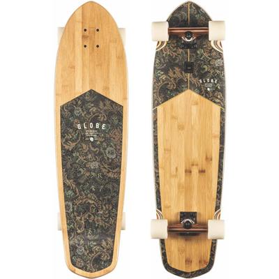 Globe Blazer XL Bamboo/Floral Couch Complete Cruiser Skateboard, 36.25