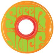 OJ Super Juice Orange Skateboard Wheels 4-Pack, 55mm/78a