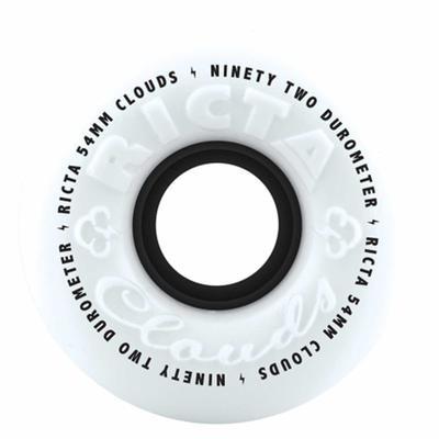 Ricta Clouds Black Skateboard Wheels, 54mm/92a