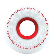 Ricta Clouds Red Skateboard Wheels 4-Pack, 57mm/86a