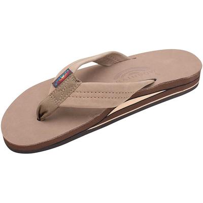 Rainbow Double Layer Women's Leather Sandal