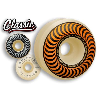 Spitfire F4 Classic Skateboard Wheels 4-Pack, 101du