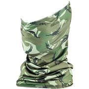 Fishmasks Single Layer Neck Gaiter, Wood Camo