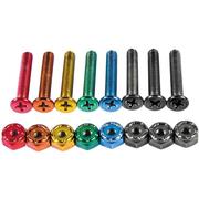 Enjoi Colorful Little Buddies Skateboard Hardware, 7/8