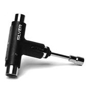 Silver Ratchet Skate Tool, Black