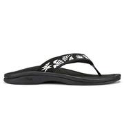 OluKai 'Ohana Women's Beach Sandals BLK/LAU