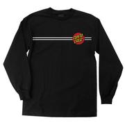 Santa Cruz Classic Dot Long Sleeve T-Shirts BLK