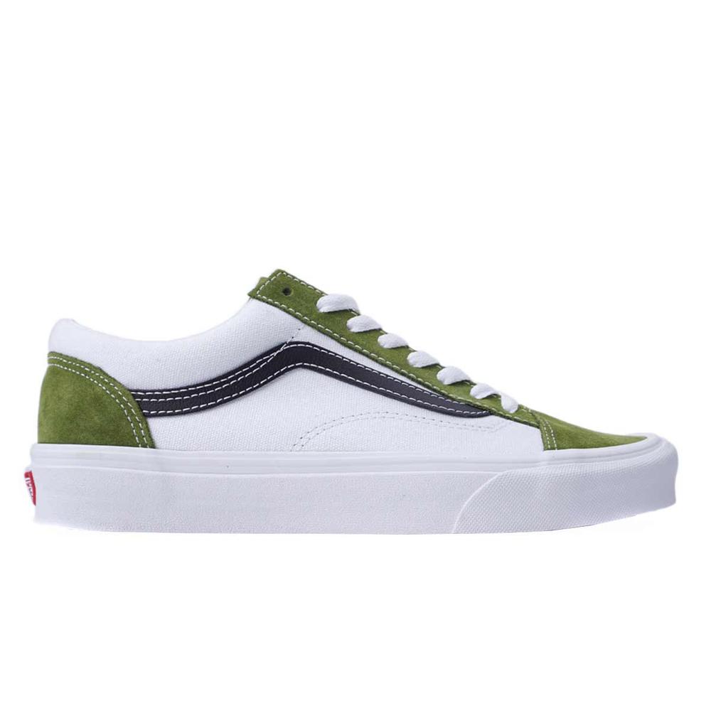 vans shoes grey and green