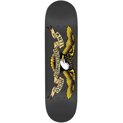 Anti-Hero Classic Eagle Grey Skateboard Deck, 8.25