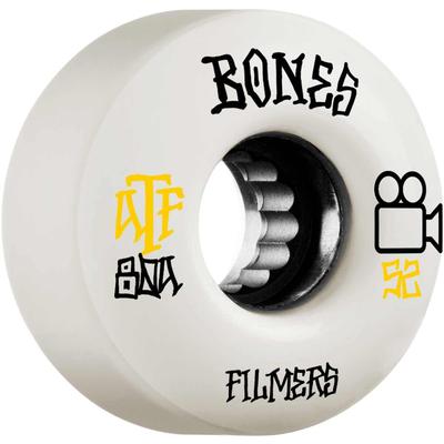 Bones Filmers Skateboard Wheels 4-Pack, 80a